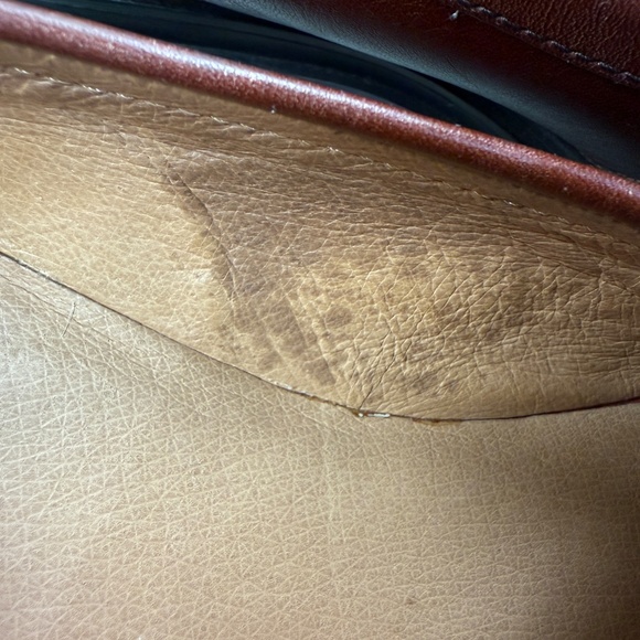 Madewell Woman 9.5 Leather Loafer Brown Bradley Chunky Lug Sole Block Heel Shoe - Picture 12 of 13